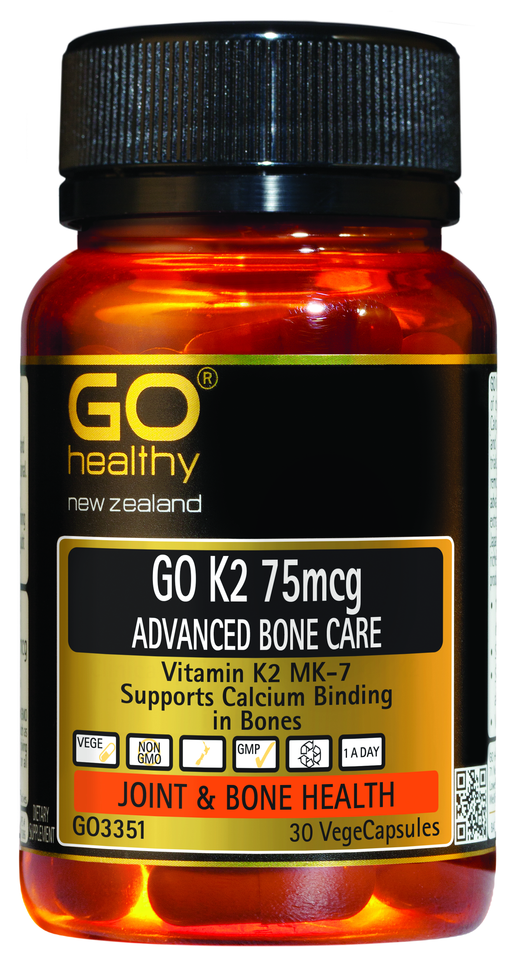 GO Healthy Vitamin K2 30 Vege Capsules